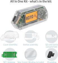 Load image into Gallery viewer, NFC Antenna included - Transparent Case for Flipper Zero, Cooler Cover Skin for Your Flipper Zero- Pure Transparent