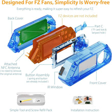 Load image into Gallery viewer, NFC Antenna included - Transparent Case for Flipper Zero, Cooler Cover Skin for Your Flipper Zero- Pure Transparent