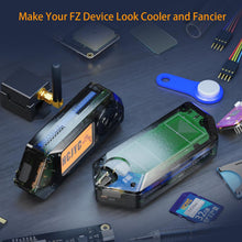 Load image into Gallery viewer, NFC Antenna included - Transparent Black Case for Flipper Zero, Cooler Cover Skin for Your Flipper Zero - Transparent Black