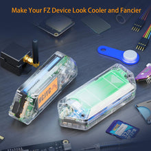 Load image into Gallery viewer, NFC Antenna included - Transparent Case for Flipper Zero, Cooler Cover Skin for Your Flipper Zero- Pure Transparent