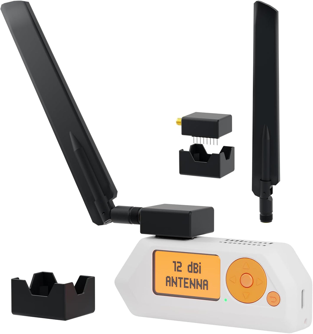 Transmission Range tested 2000+ Feet - Flipper Zero External CC1101 Antenna - Flipper Zero SubGhz GPIO Board Attachment Accessory Multiboard