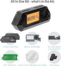 Load image into Gallery viewer, NFC Antenna included - Transparent Black Case for Flipper Zero, Cooler Cover Skin for Your Flipper Zero - Transparent Black
