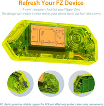Load image into Gallery viewer, NFC Antenna included - Transparent Case for Flipper Zero, Cooler Cover Skin for Your Flipper Zero- Pure Transparent
