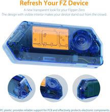 Load image into Gallery viewer, NFC Antenna included - Transparent Case for Flipper Zero, Cooler Cover Skin for Your Flipper Zero- Pure Transparent
